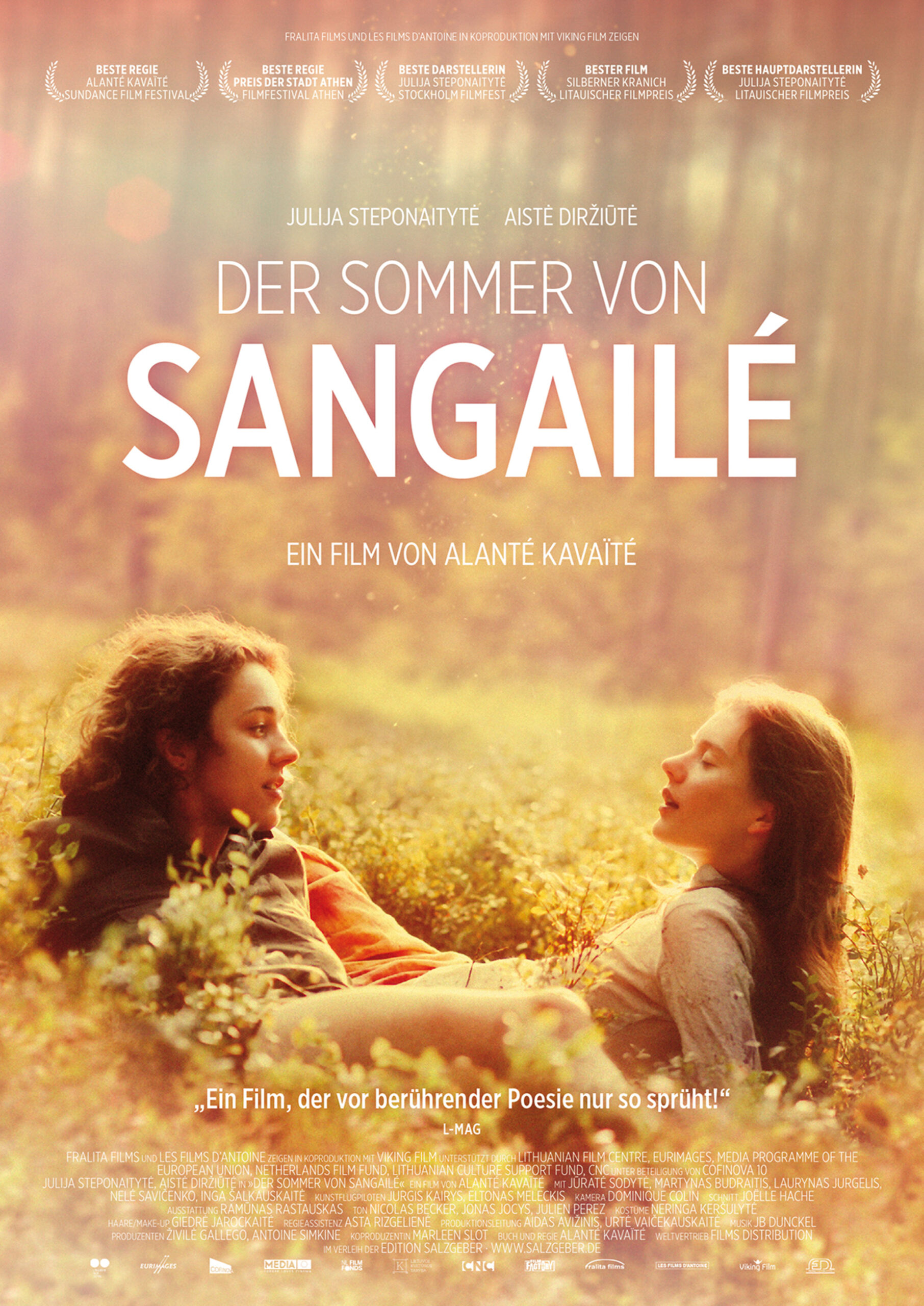 Der Sommer von Sangailé - Filmplakat